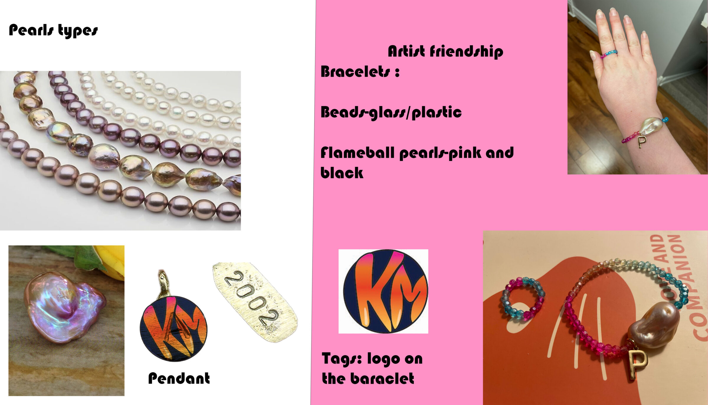 Pearl bracelet info